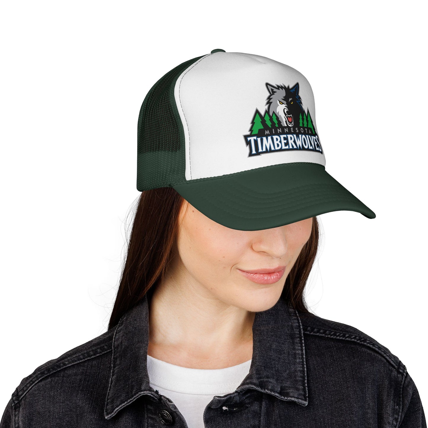 Minnesota Timberwolves Trucker Cap - Sporty Mesh Hat, Perfect for Game Day, NBA Fans, Gifts for Basketball Lovers, Summer Wear