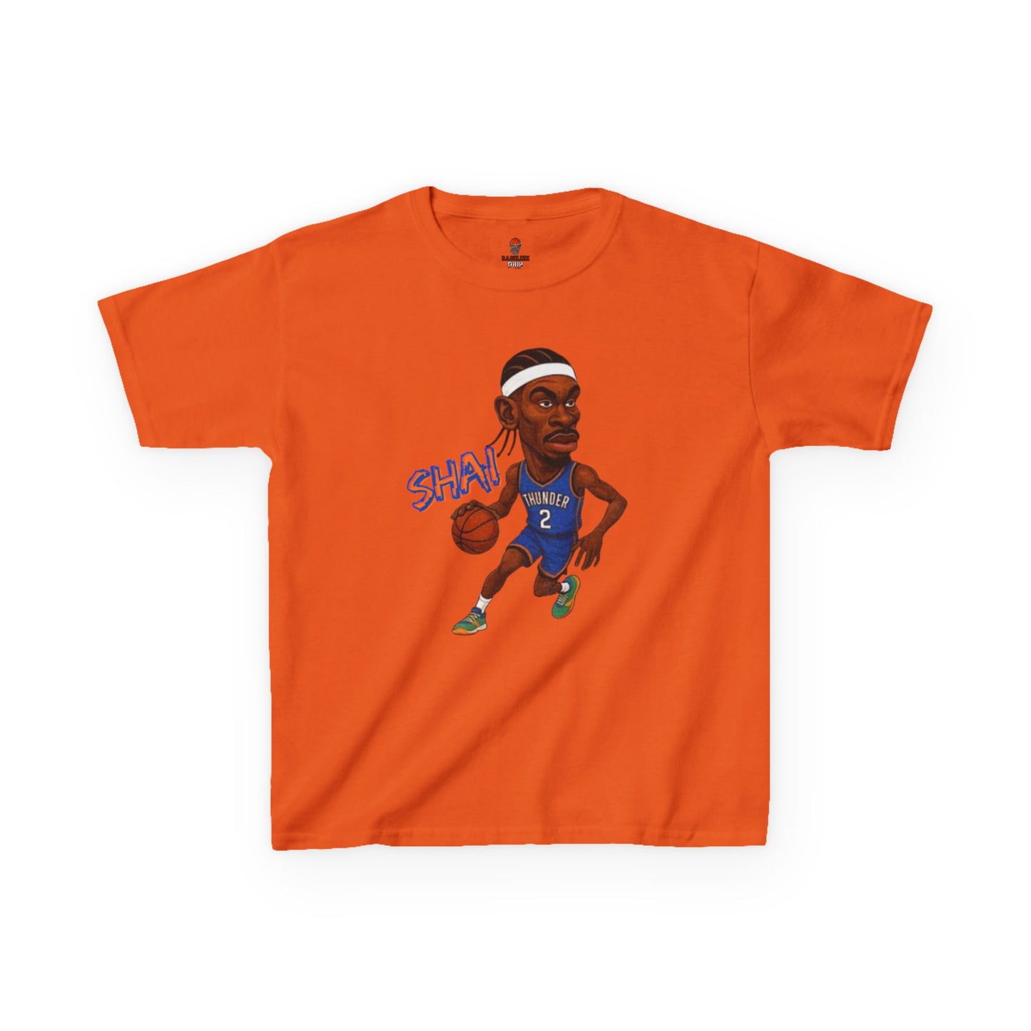 Kids Graphic Tee - Shai OKC Dribble Design