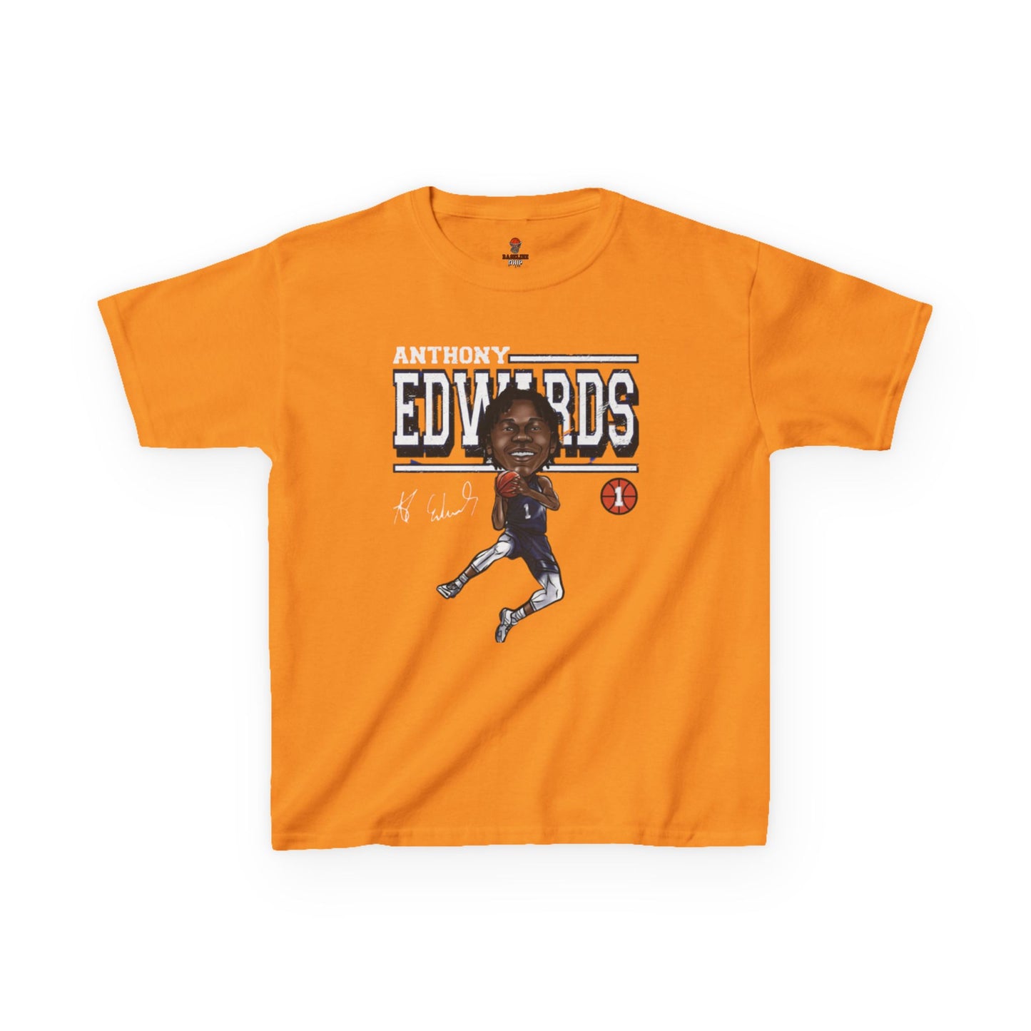 Kids Sporty Graphic Tee, Basketball Fan Shirt, Anthony Edwards Tee, Kids Casual Wear, Sports Gift, Youth T-Shirt