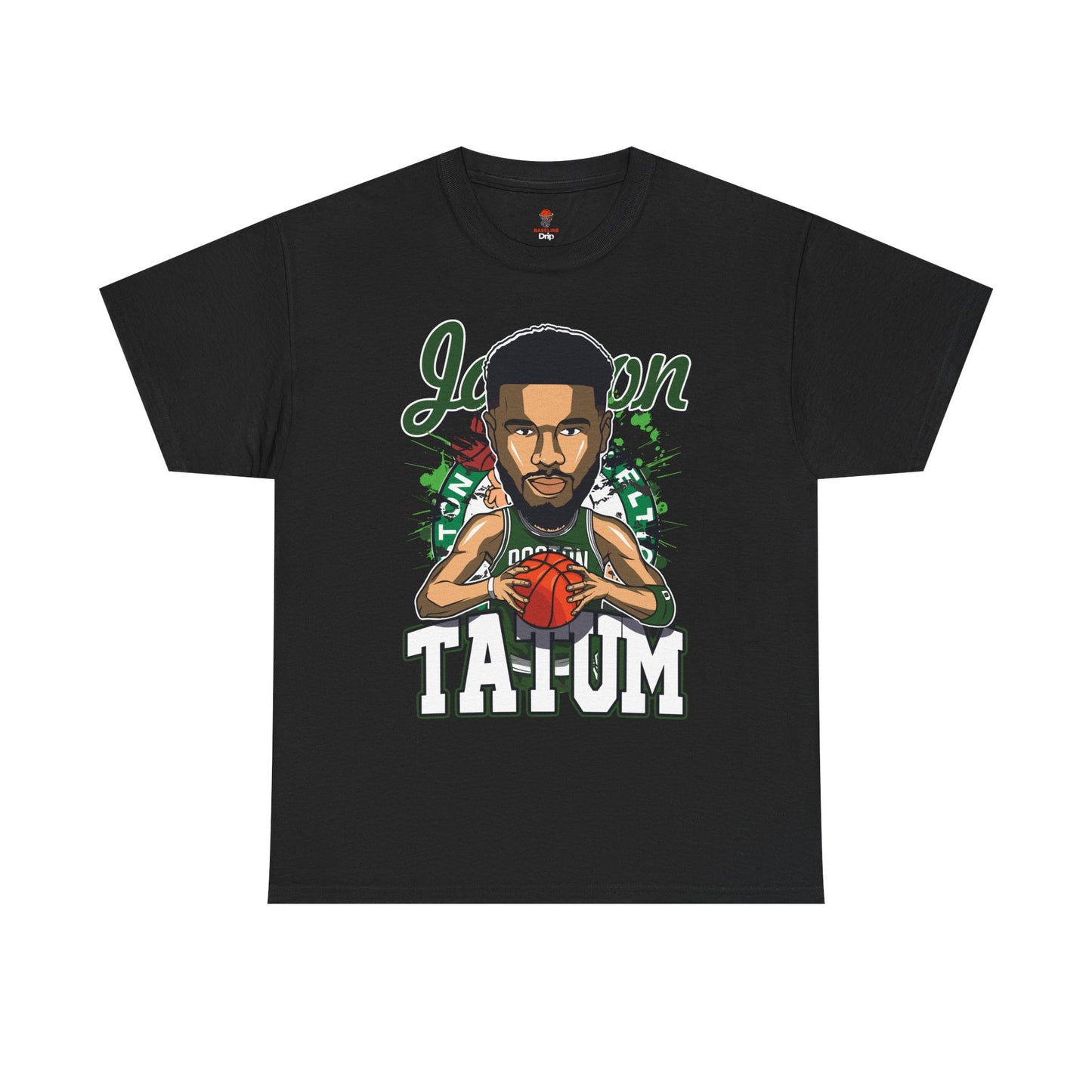 Adult Jason Tatum Anime Basketball Fan Unisex Heavy Cotton Tee