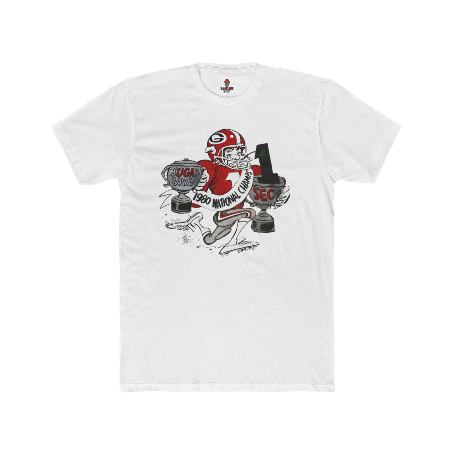 Adult GA Bulldog Champ Running Graphic Tee