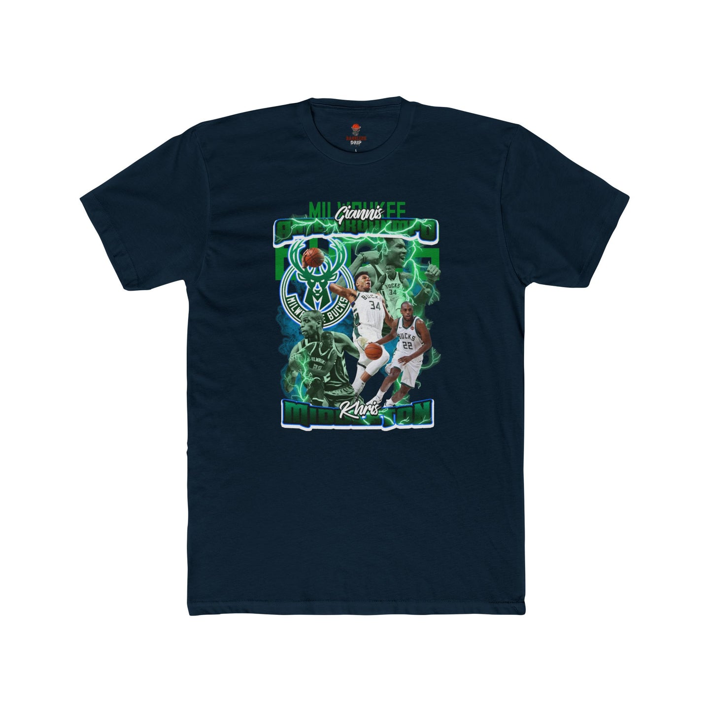 Adult Bucks Basketball Fan Tee, Unisex Cotton Crew T-Shirt, Sports Apparel, Athletic Gift, Retro Graphic Tee