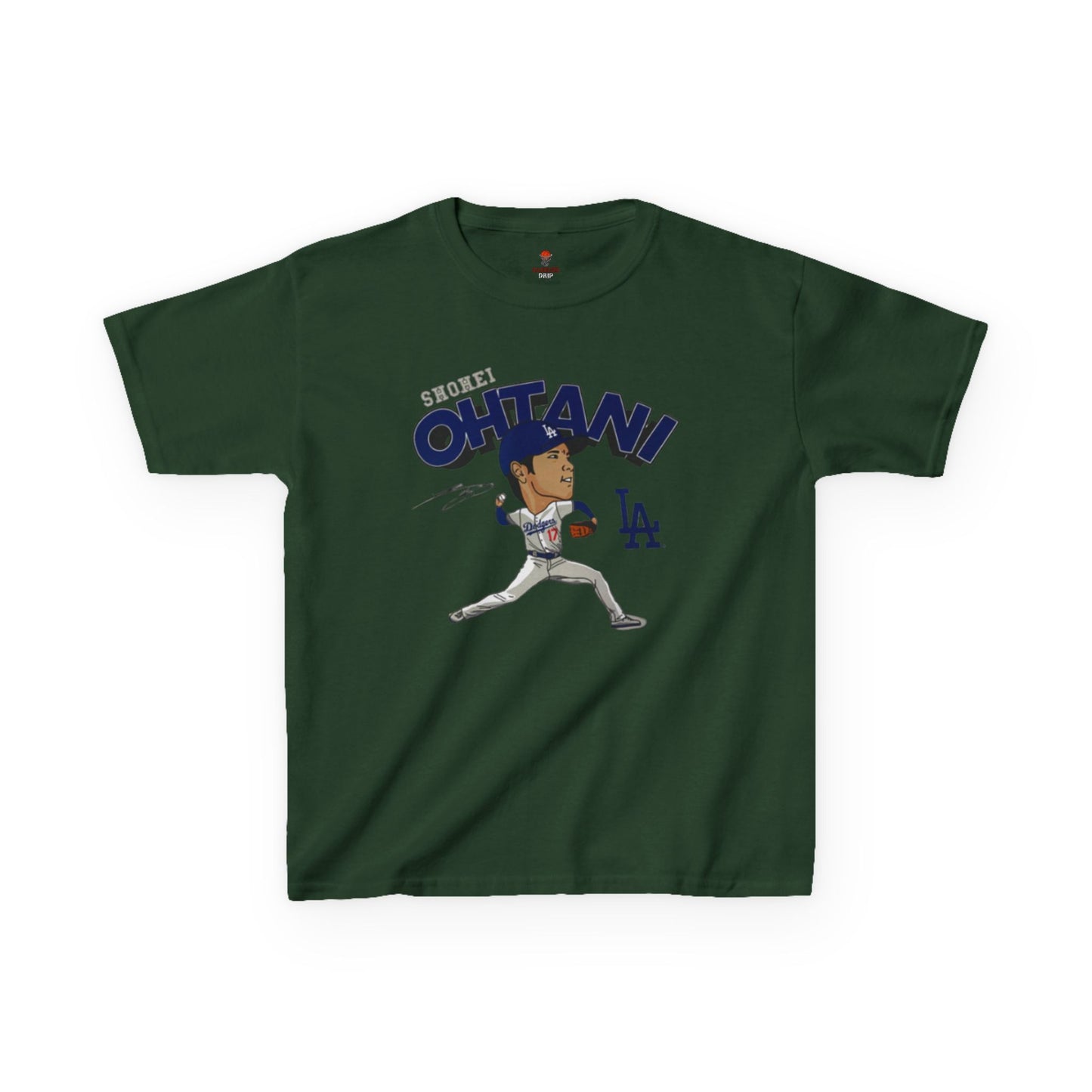 Kids Sports Shohei Tee, Youth Baseball Shirt, Kids Gift for Sports Fans, Playtime Apparel, Birthday Gift for Boys and Girls