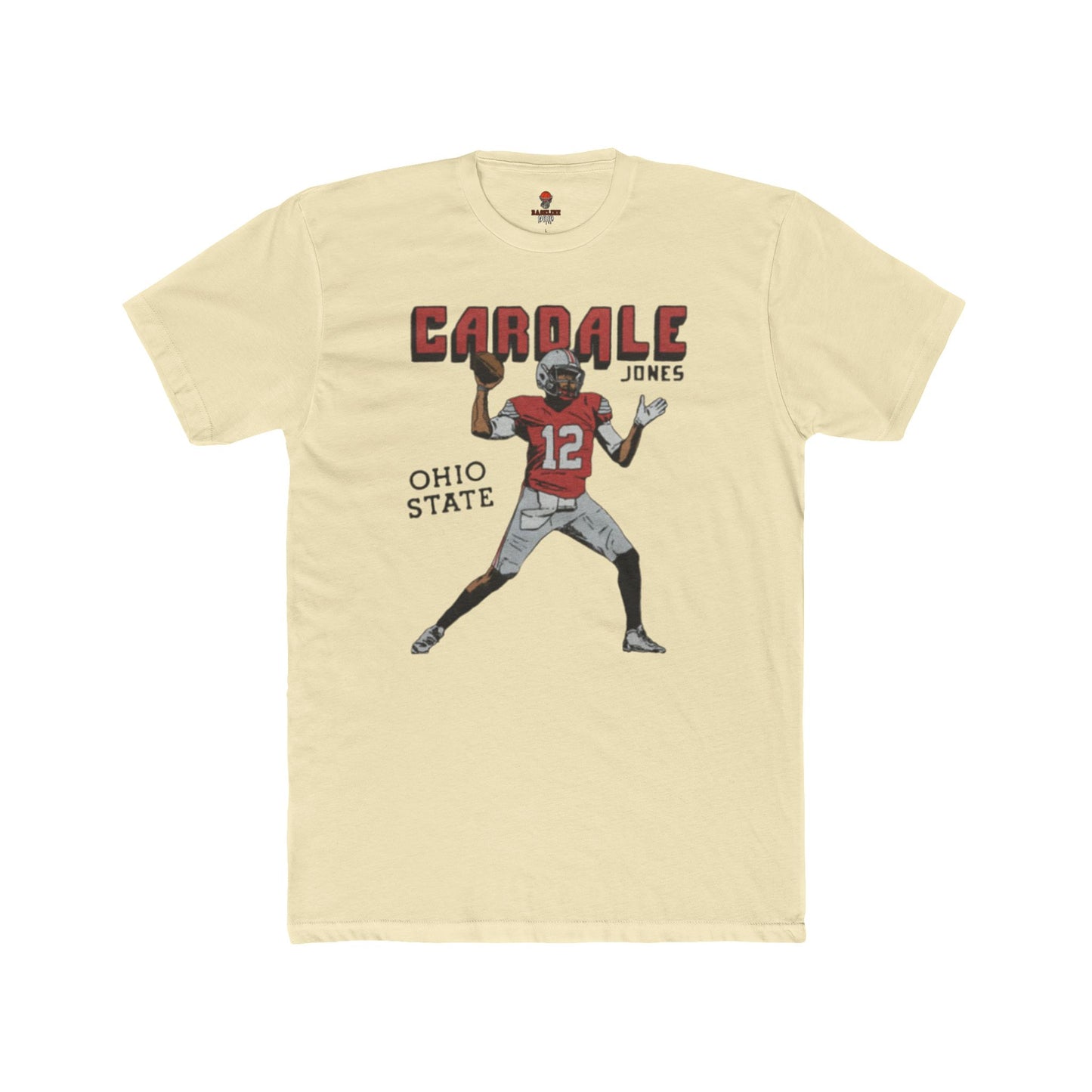 Adult Ohio State Football Tee - Cardale Jones Unisex Crew Shirt, Sports Fan Gift, Game Day Apparel, College Football Merchandise