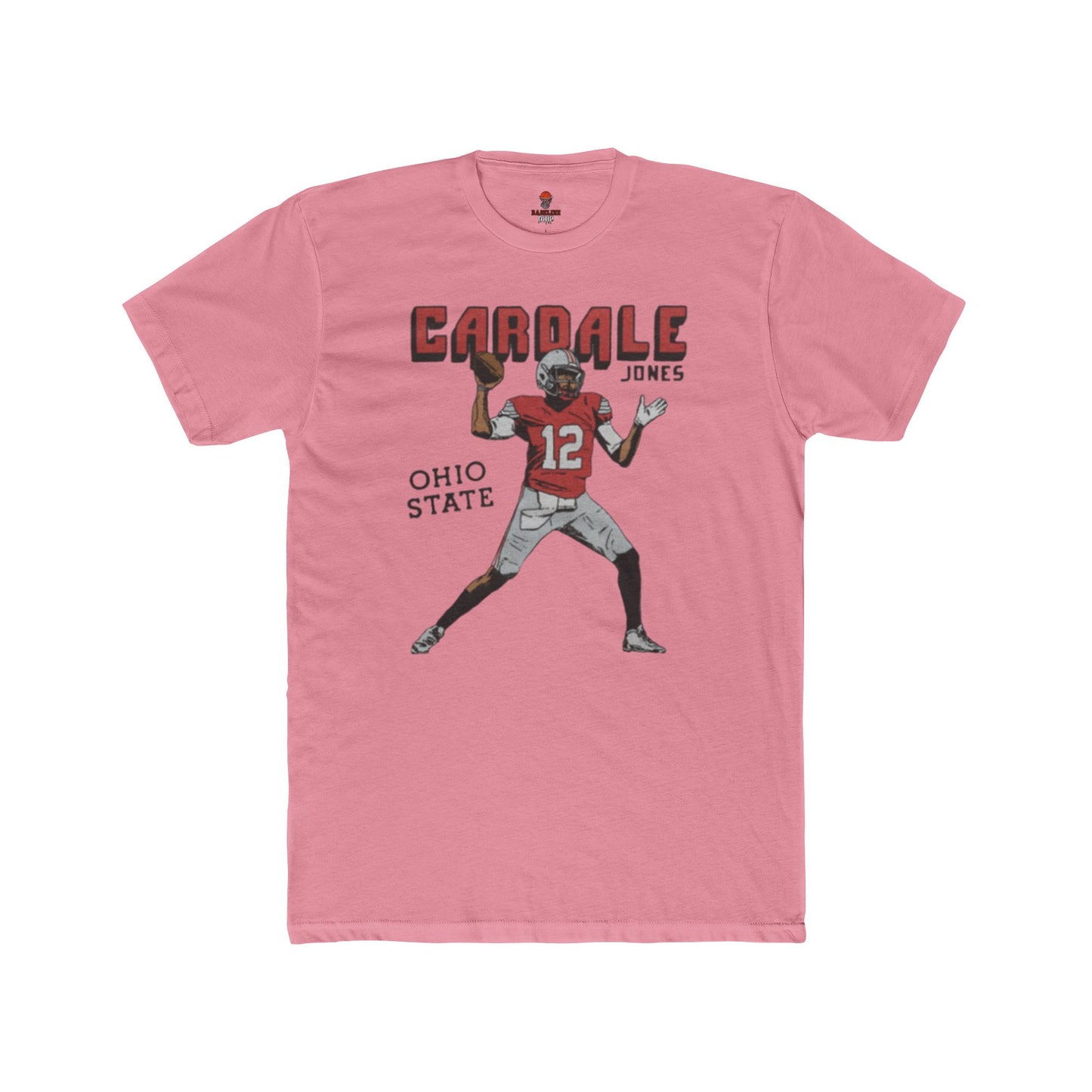 Adult Ohio State Football Tee - Cardale Jones Unisex Crew Shirt, Sports Fan Gift, Game Day Apparel, College Football Merchandise