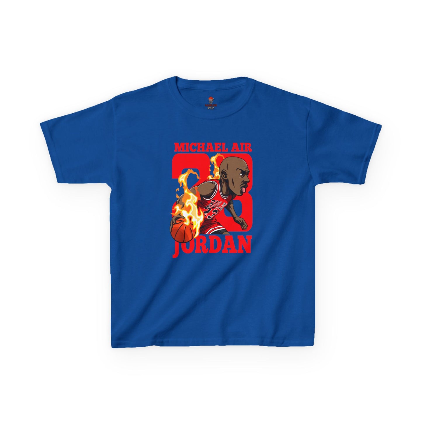 Kids Michael Jordan Retro Unisex Heavy Cotton Tee - Basketball Inspired Apparel