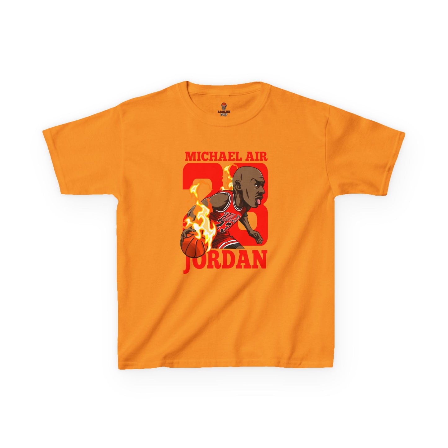 Kids Michael Jordan Retro Unisex Heavy Cotton Tee - Basketball Inspired Apparel