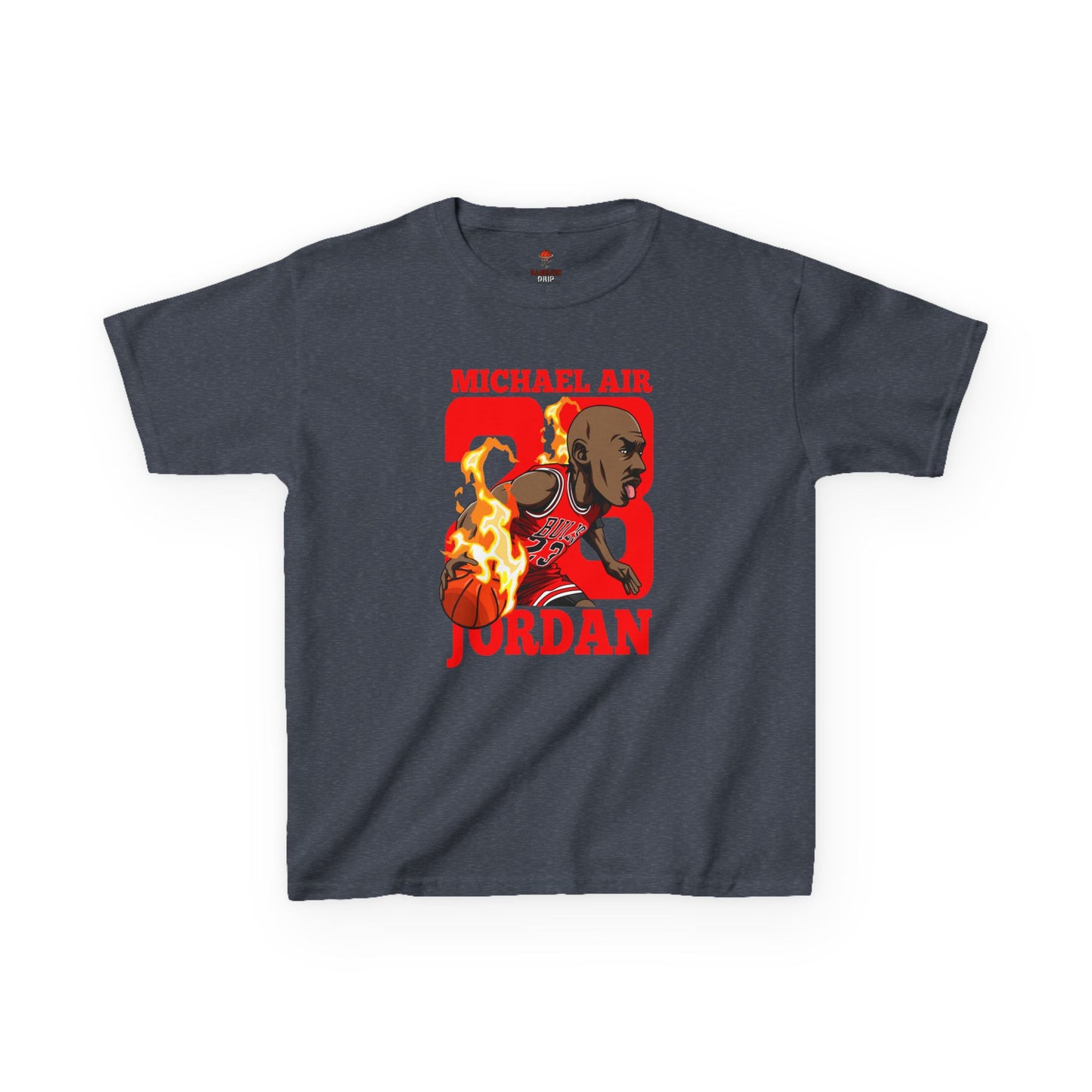 Kids Michael Jordan Retro Unisex Heavy Cotton Tee - Basketball Inspired Apparel