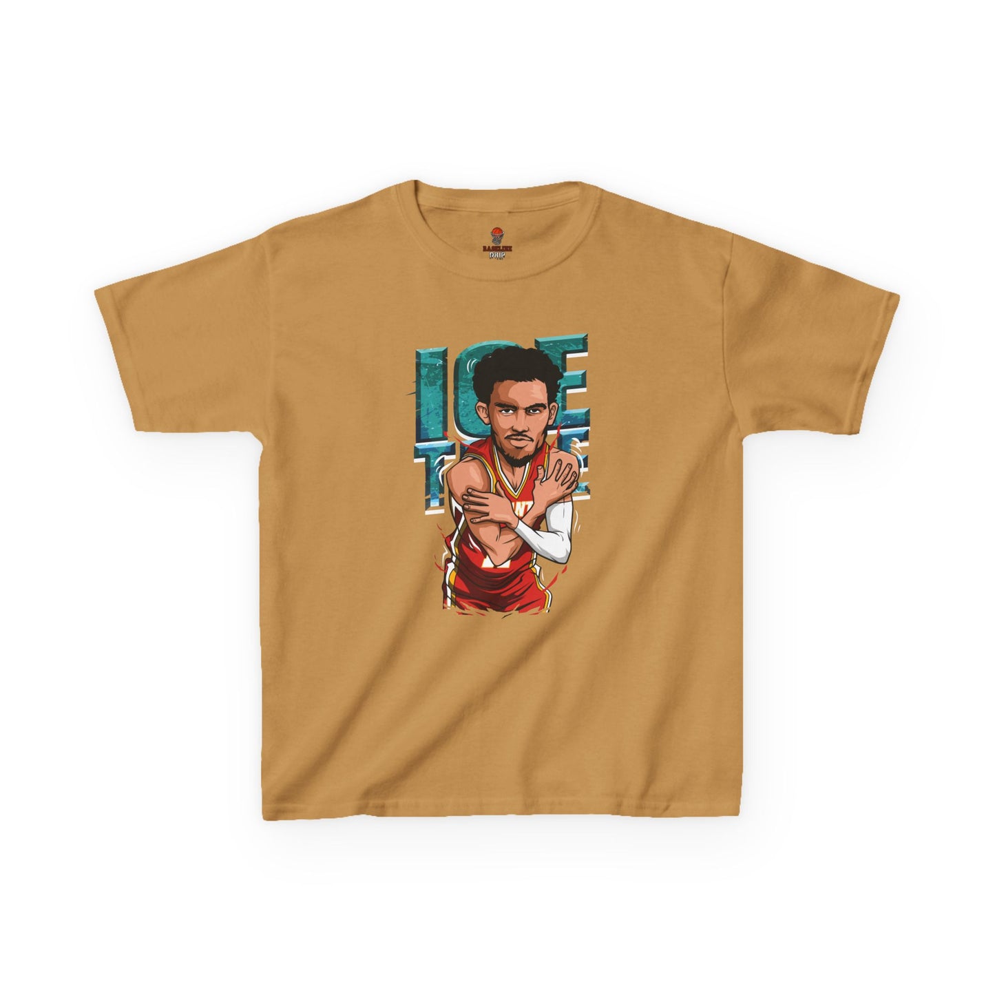 Kids Basketball Tee - Ice Time Unisex Cotton Crew
