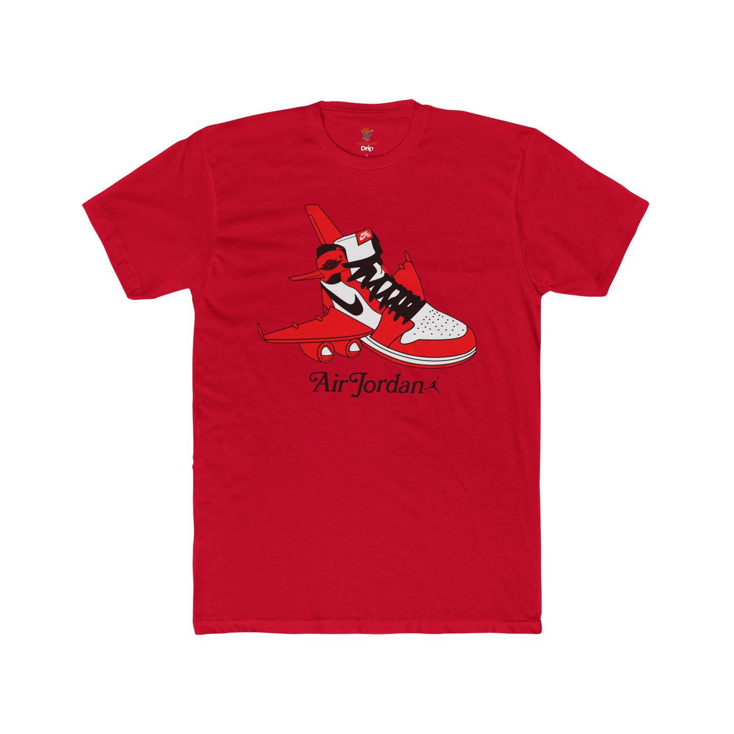 Adult MJ Air Flight Unisex Cotton Crew Tee - Perfect for Basketball Fans