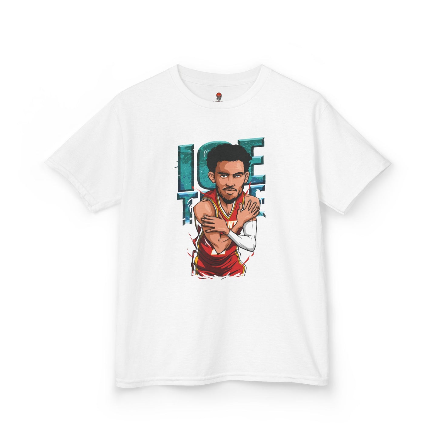Kids Basketball Tee - Ice Time Unisex Cotton Crew