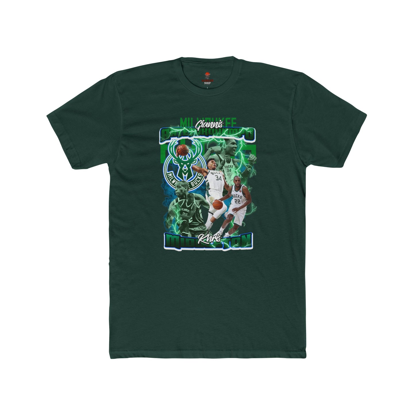 Adult Bucks Basketball Fan Tee, Unisex Cotton Crew T-Shirt, Sports Apparel, Athletic Gift, Retro Graphic Tee