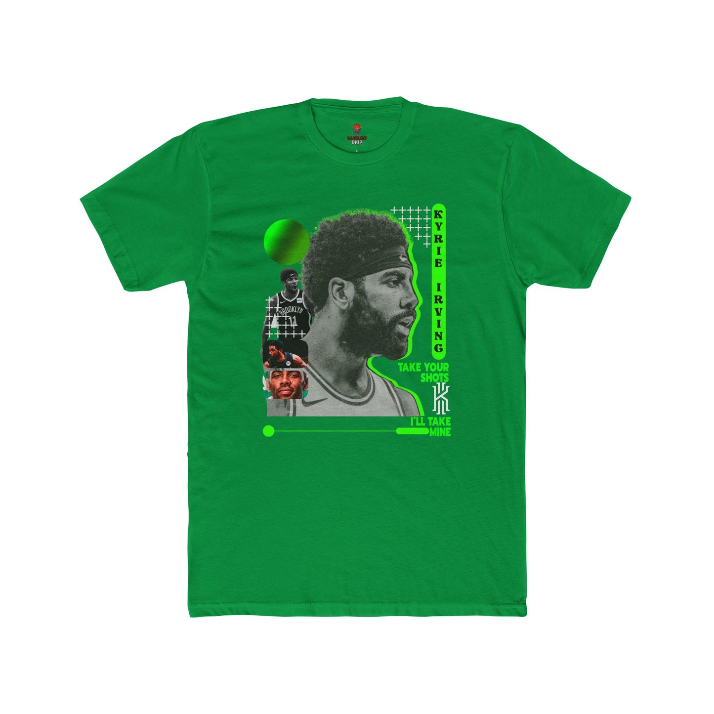 Adult Kyrie Basketball Themed Unisex Cotton Crew Tee - Sporty Graphic Tee for Fans, Gift for Athletes, Game Day Top