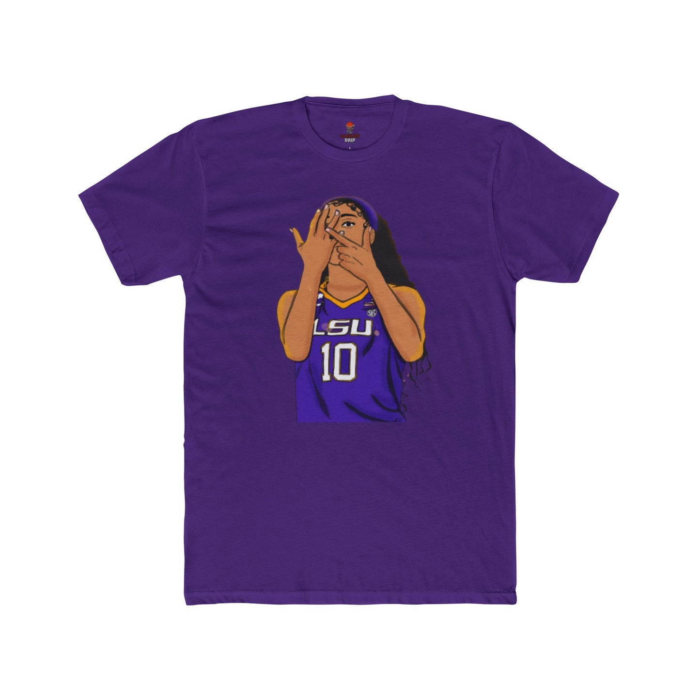 Adult Graphic Angel Ring Finger Tee
