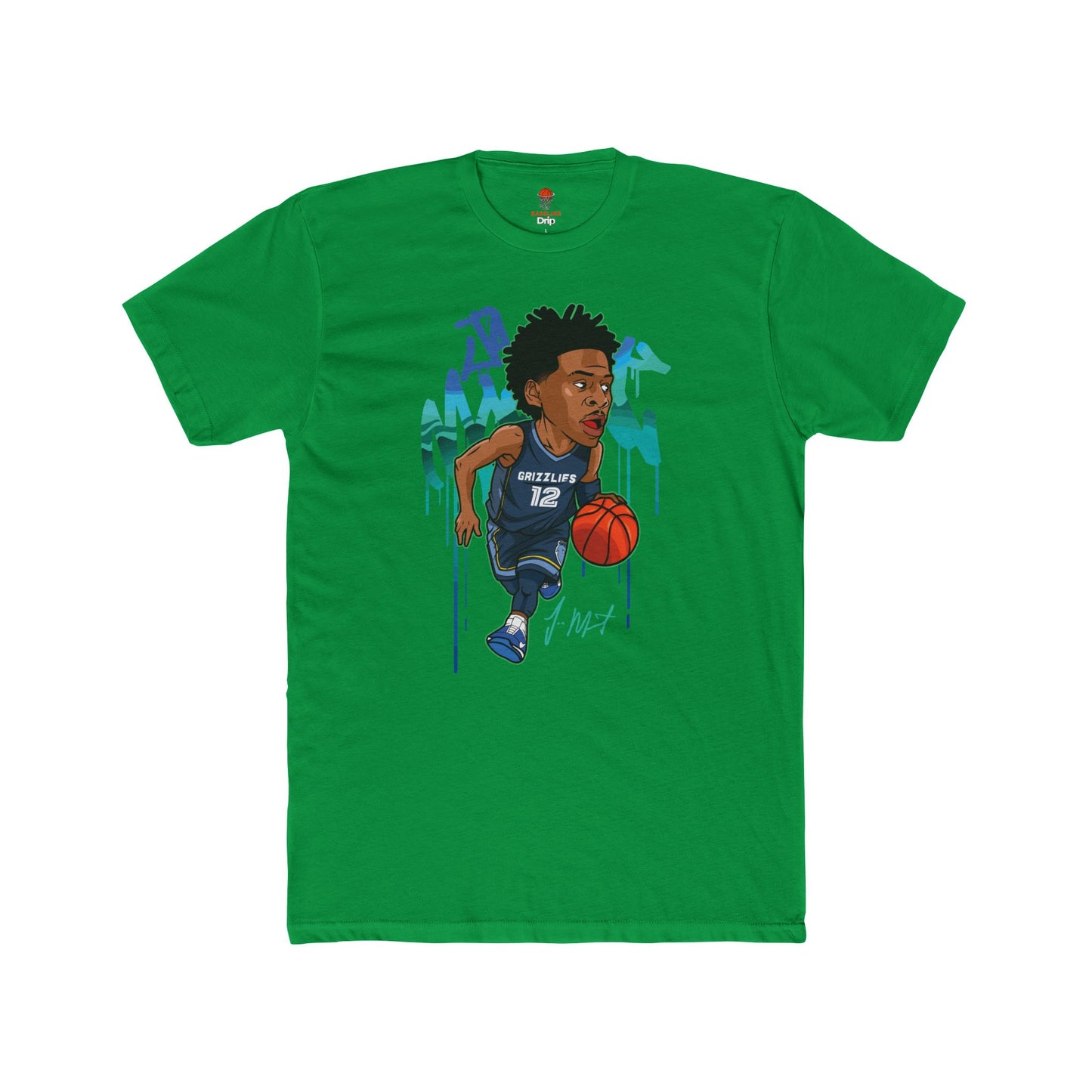 Adult Morant Unisex Cotton Crew Tee - Perfect for Basketball Fans