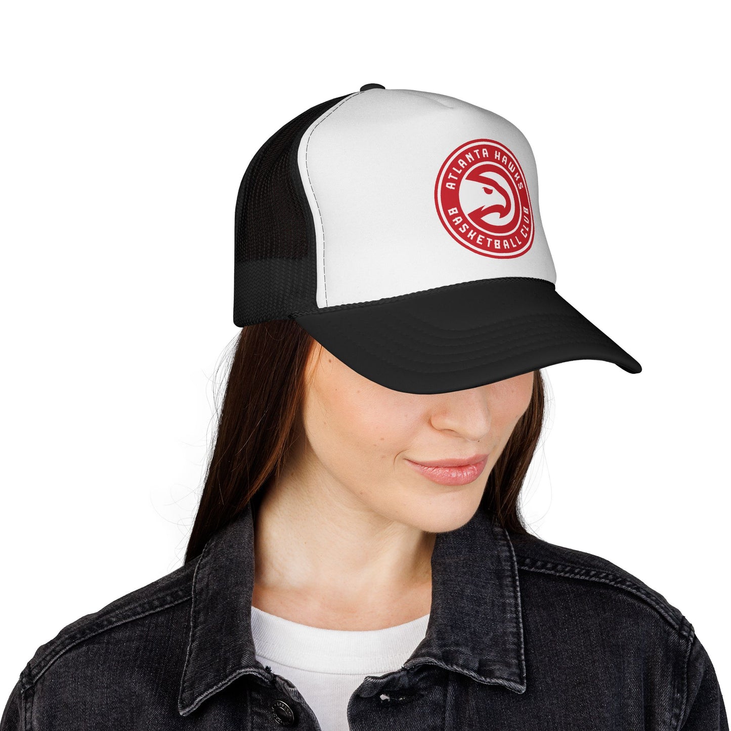 Atlanta Hawks Trucker Cap - Sporty Mesh Hat, Perfect for Game Day, NBA Fans, Gifts for Basketball Lovers, Summer Wear