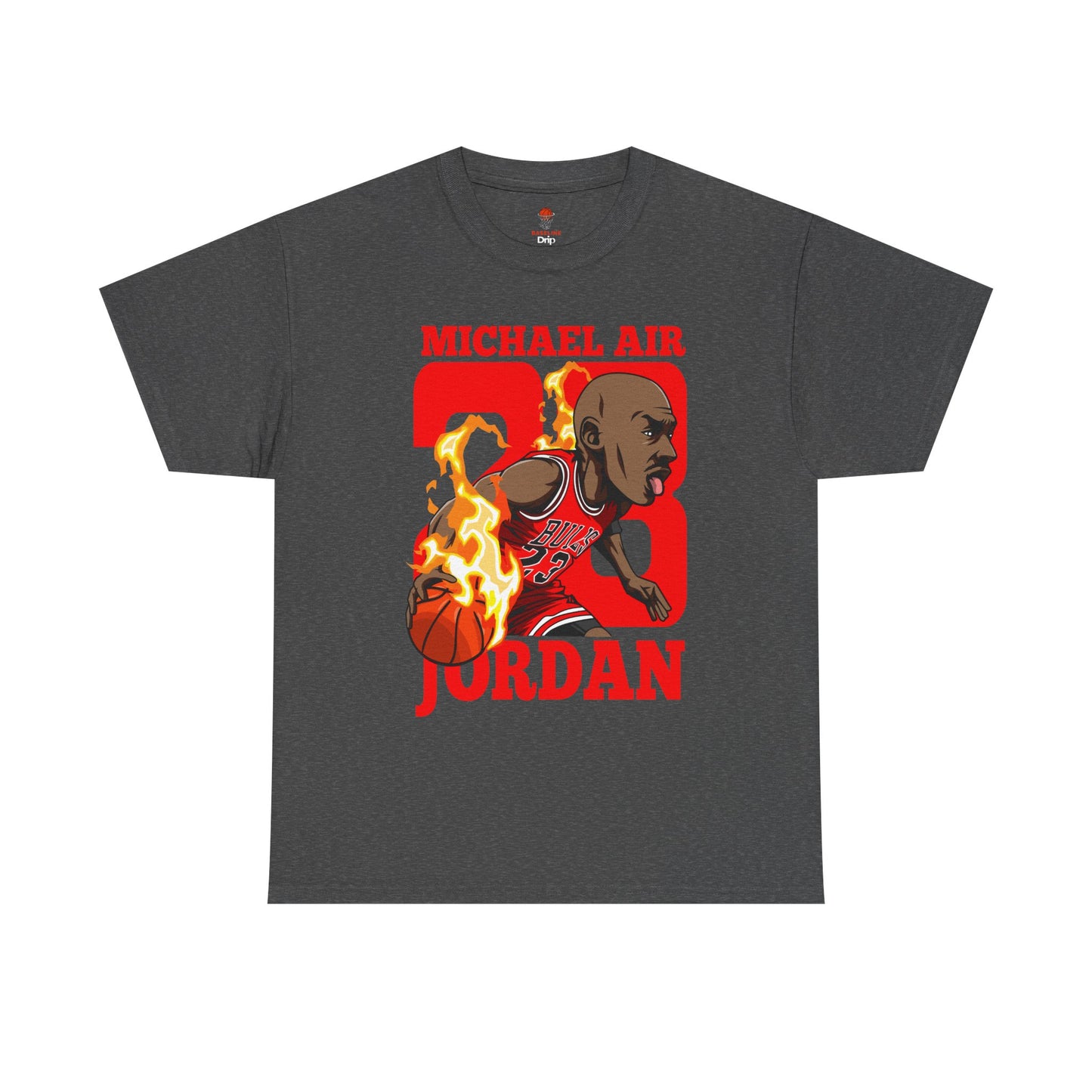 Adult Michael Jordan Retro Unisex Heavy Cotton Tee - Basketball Inspired Apparel