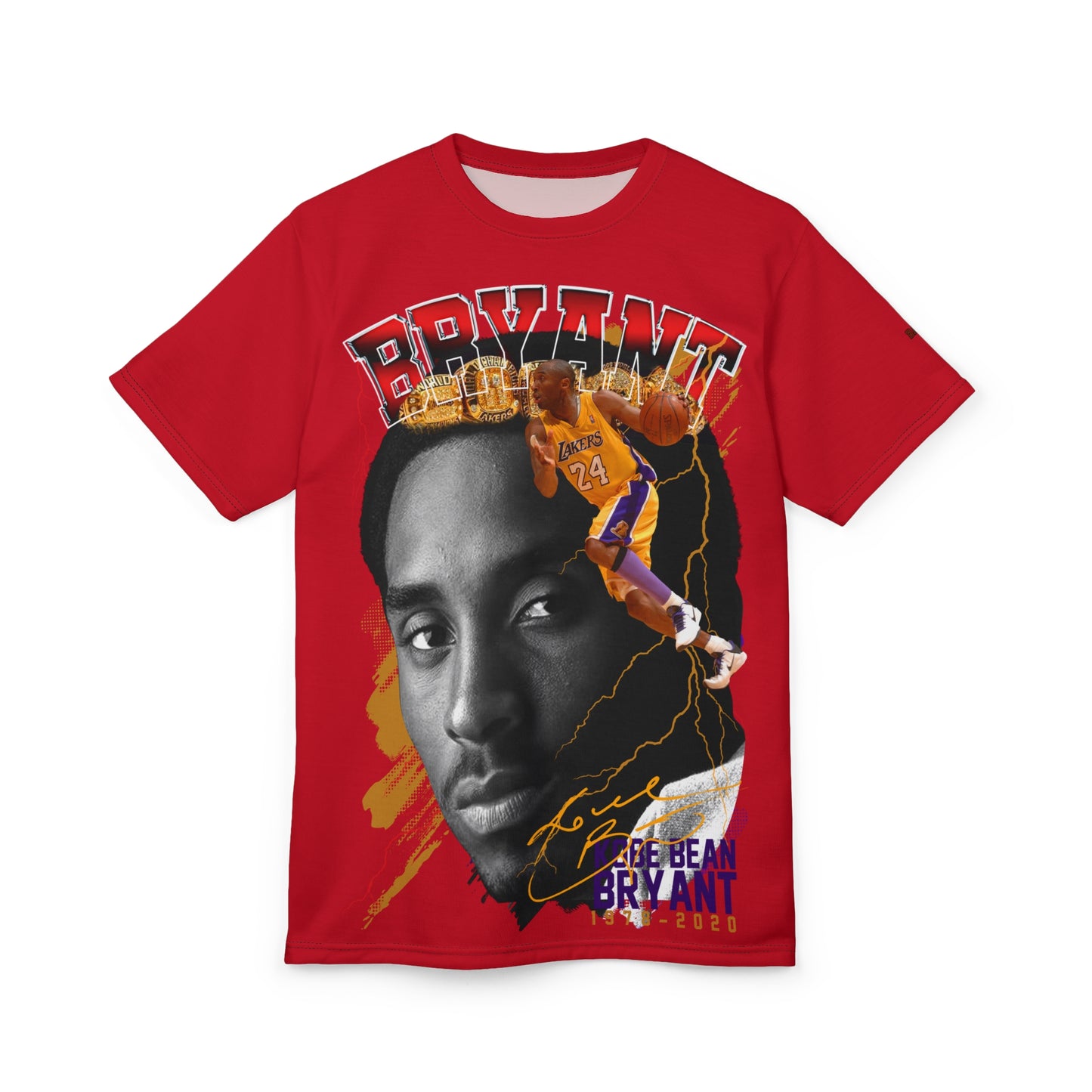 Adult Kobe Bean Tribute Unisex Tee, Sports Fan Apparel, Basketball Lover Gift, Memorial Merchandise, Graphic Tee