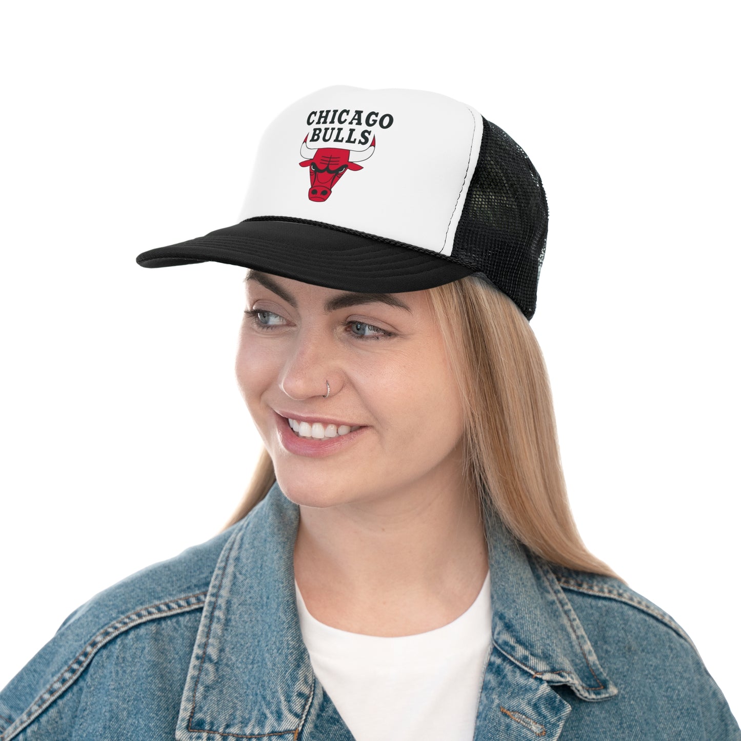 Chicago Bulls Trucker Cap - Sporty Hat for Fans, Perfect for Game Day, Outdoor Adventures, Father’s Day, Retro Vibe