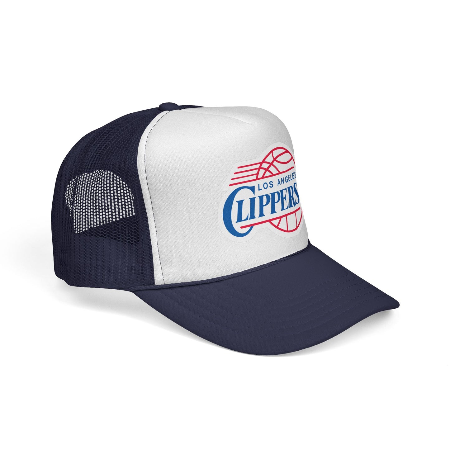 LA Clippers Trucker Cap - Sporty Mesh Hat, Perfect for Game Day, NBA Fans, Gifts for Basketball Lovers, Summer Wear