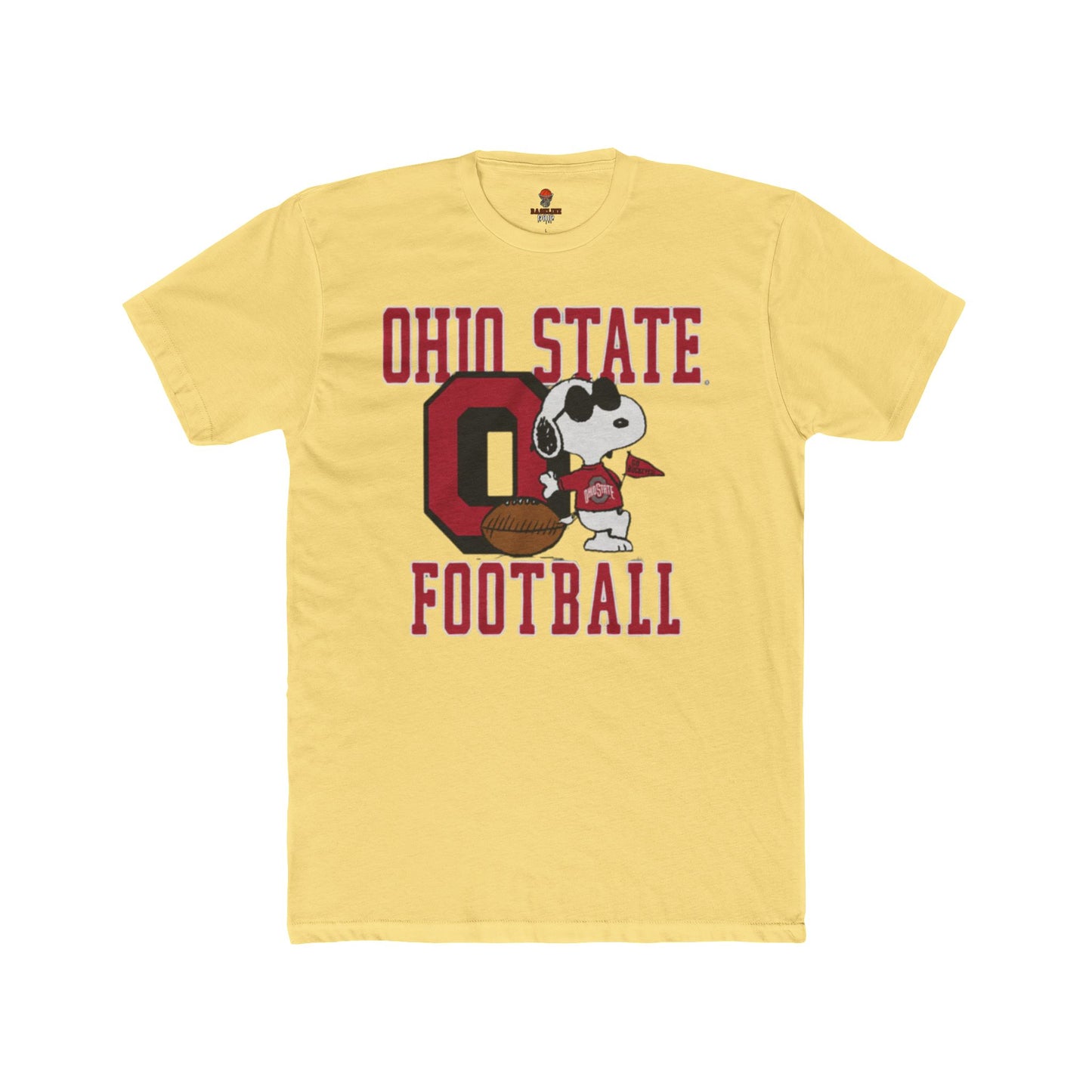 Adult Ohio State Football Unisex Cotton Crew Tee, Sports Fan Shirt, Game Day Apparel, College Football T-Shirt, Unique Gift for Buckeye Fans
