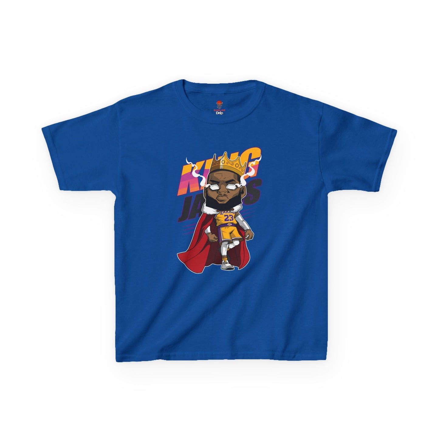 Kids King James Graphic Tee - Perfect Gift for Young Fans!