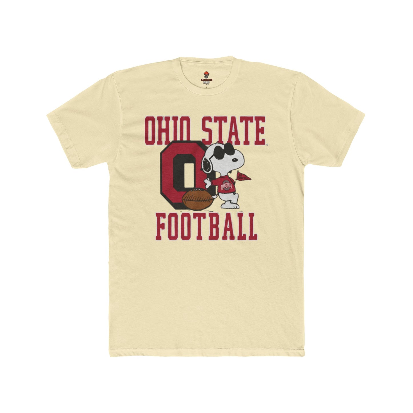 Adult Ohio State Football Unisex Cotton Crew Tee, Sports Fan Shirt, Game Day Apparel, College Football T-Shirt, Unique Gift for Buckeye Fans