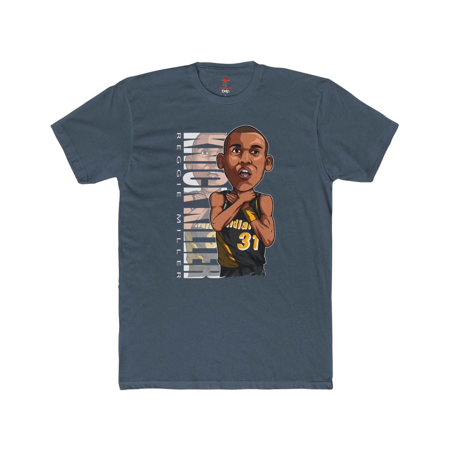 Adult Knick Killer Reggie Retro Unisex Cotton Crew Tee - Perfect for Basketball Fans