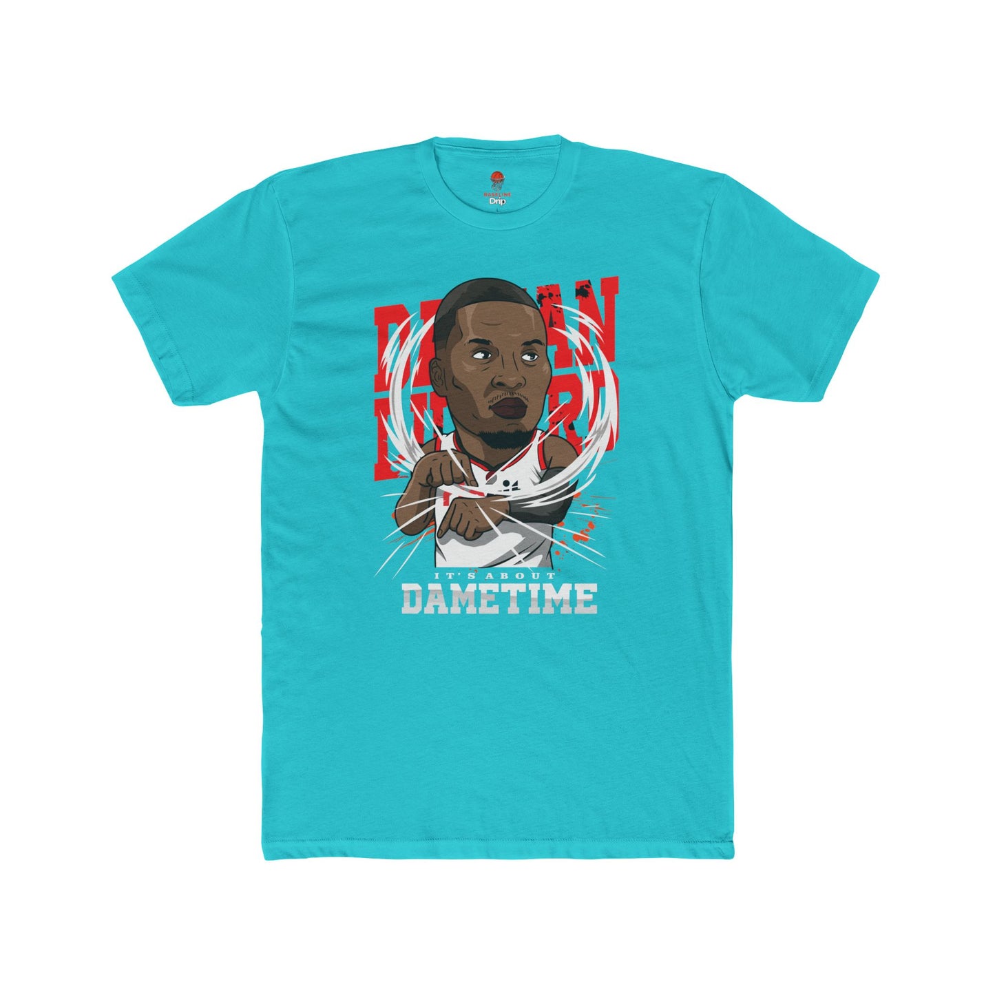Adult Dame Time Unisex Cotton Crew Tee - Perfect for Basketball Fans