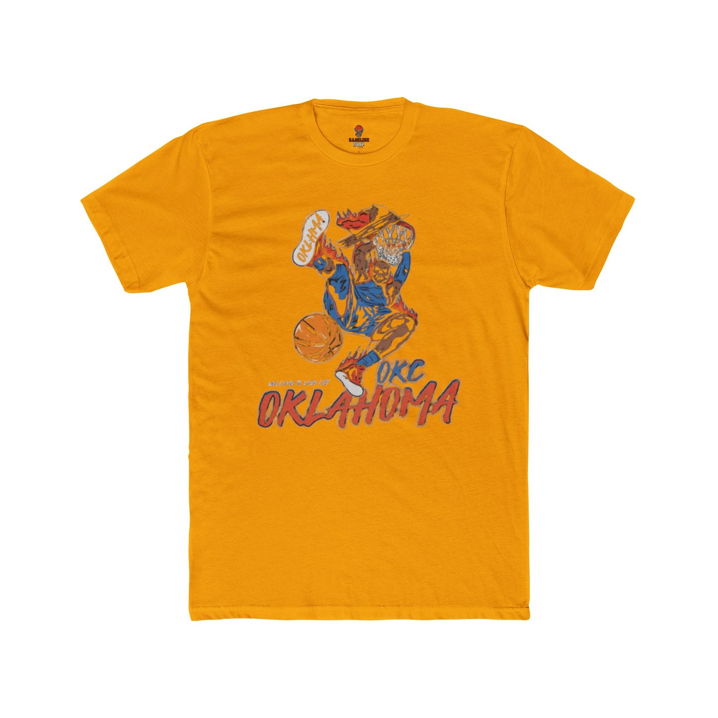 Adult Oklahoma Die Hard Slam Thunder Graphic Tee