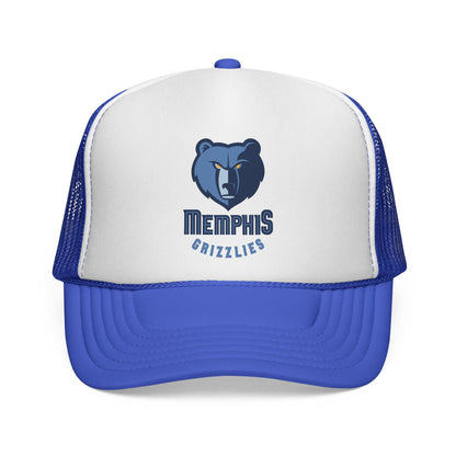 Memphis Grizzlies Trucker Cap - Sporty Mesh Hat, Perfect for Game Day, NBA Fans, Gifts for Basketball Lovers, Summer Wear