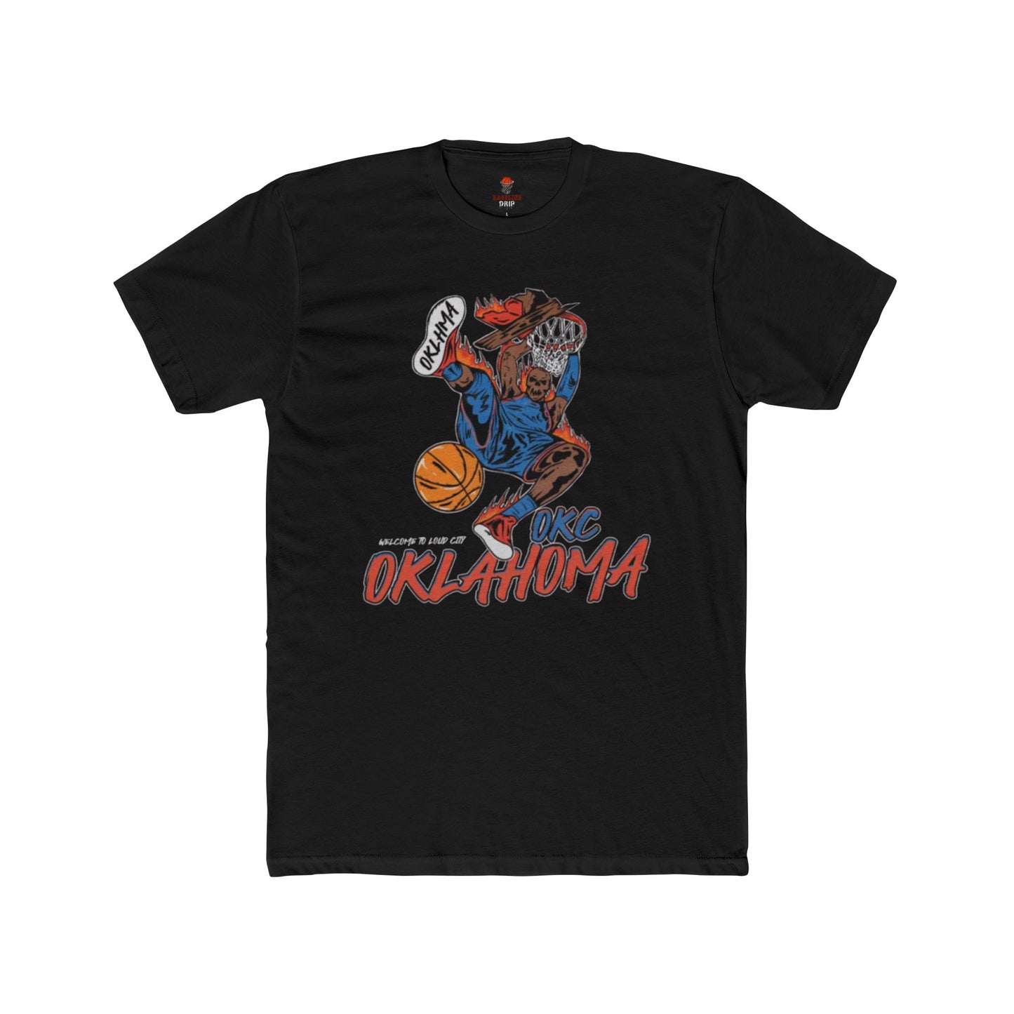 Adult Oklahoma Die Hard Slam Thunder Graphic Tee
