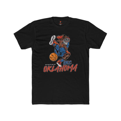 Adult Oklahoma Die Hard Slam Thunder Graphic Tee