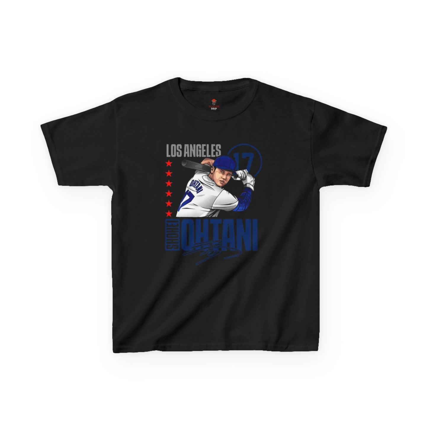 Kids Sports S. Ohtani Tee, Baseball Shirt, Kids Graphic Tee, Sports Fan Gift, Team Spirit Apparel, Sports Birthday Party