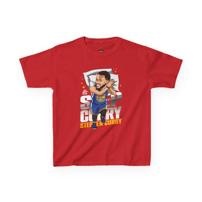 Kids Basketball Tee - Steph Sleep Unisex Heavy Cotton T-Shirt