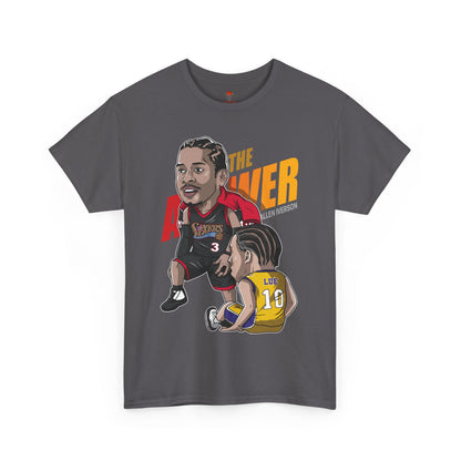 Adult The Answer Stepover Retro Unisex Heavy Cotton Tee - Basketball Inspired Apparel