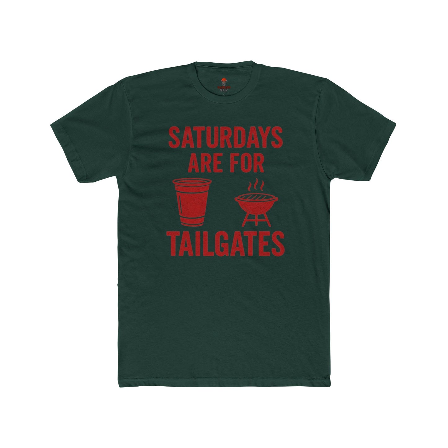 Adult Graphic Tee - Game Day Tailgate Unisex Cotton Crew Tee