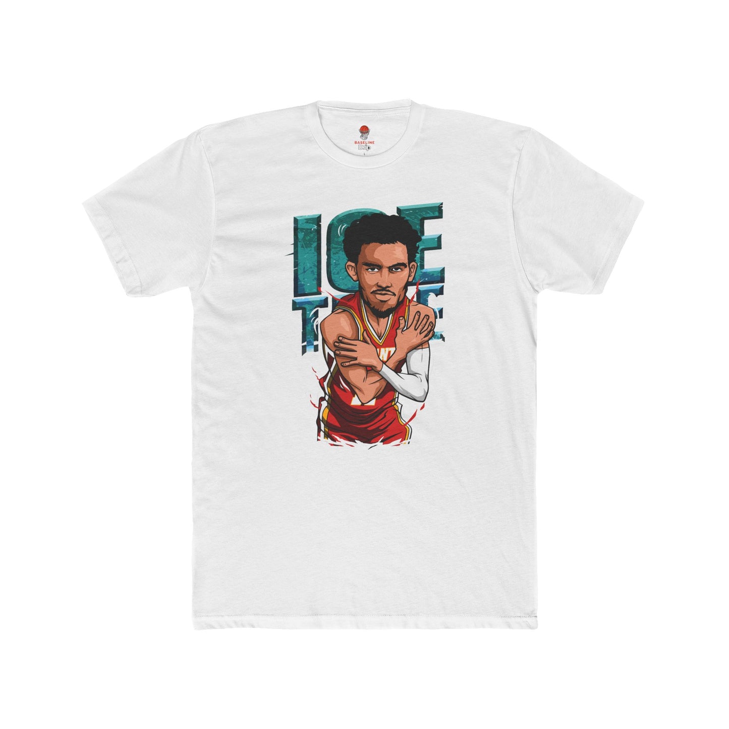 Adult Ice Time Unisex Cotton Crew Tee - Perfect for Basketball Fans