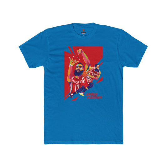 Adult Harden Graphic Tee, Trendy Cotton Crew T-Shirt, Statement Tee, Gift for Fans, Sports Apparel