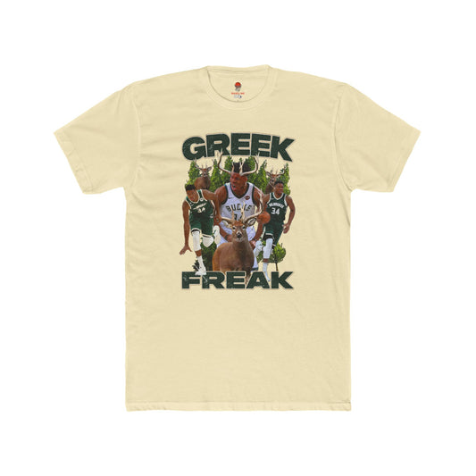 Adult Greek Freak Unisex Cotton Crew Tee - Perfect for Fans and Sports Lovers