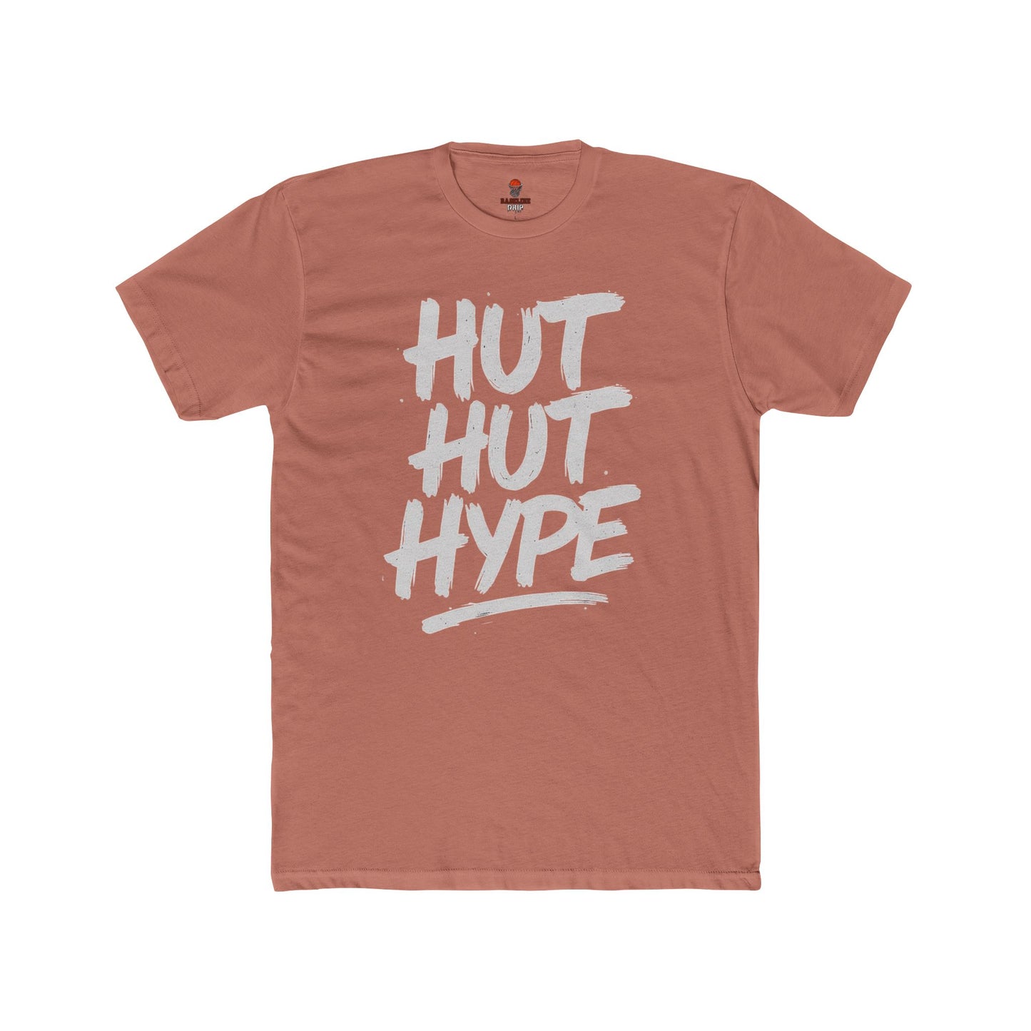 Adult Graphic Tee - Hut Hut Hype Unisex Cotton Crew Tee