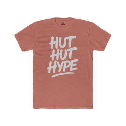 Adult Graphic Tee - Hut Hut Hype Unisex Cotton Crew Tee