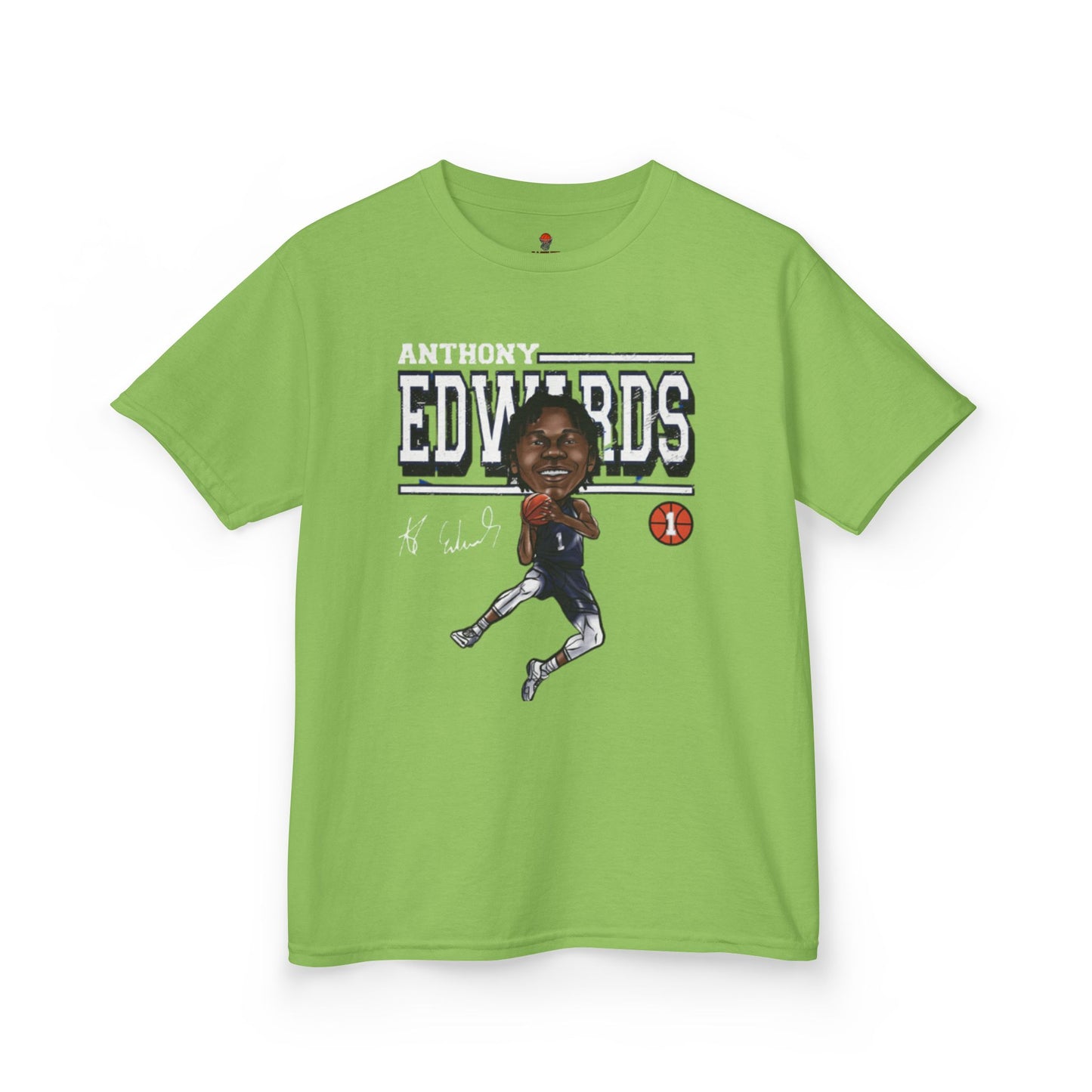 Kids Sporty Graphic Tee, Basketball Fan Shirt, Anthony Edwards Tee, Kids Casual Wear, Sports Gift, Youth T-Shirt