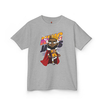Kids King James Graphic Tee - Perfect Gift for Young Fans!