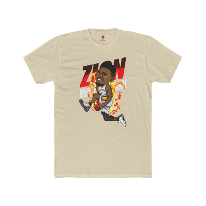 Adult Zion Will Unisex Cotton Crew Tee - Perfect for Basketball Fans