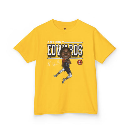 Kids Sporty Graphic Tee, Basketball Fan Shirt, Anthony Edwards Tee, Kids Casual Wear, Sports Gift, Youth T-Shirt