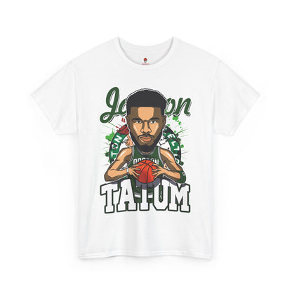 Adult Jason Tatum Anime Basketball Fan Unisex Heavy Cotton Tee