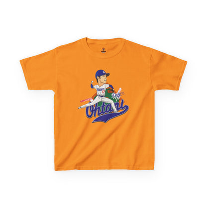 Kids Baseball Ohtani Tee, Youth Sports Shirt, Childrens Team Apparel, Baseball Fan Gift, Activewear for Boys and Girls