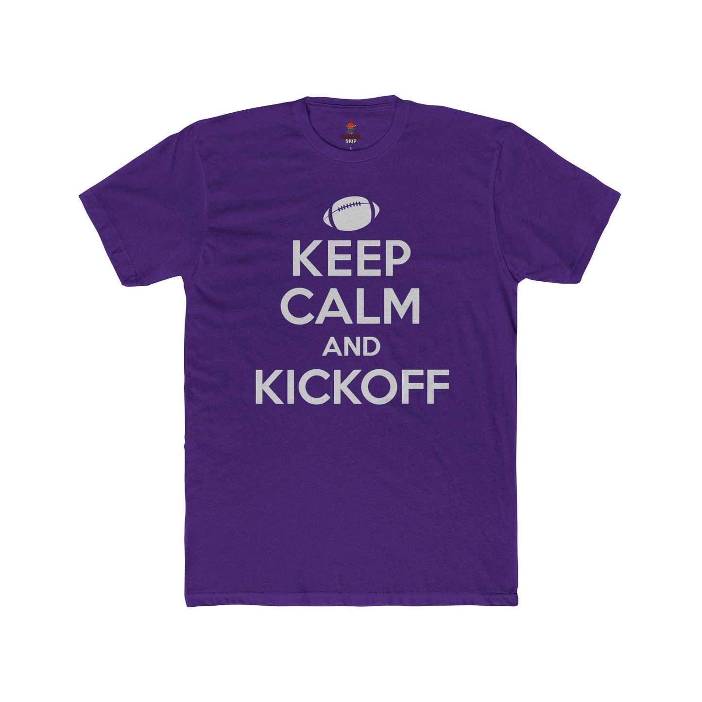 Adult Game Day Keep Calm Graphic Tee
