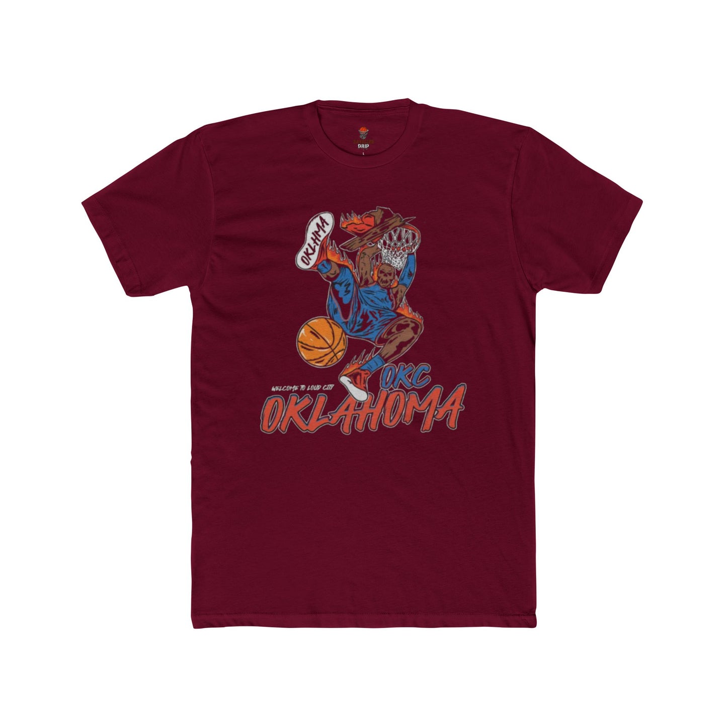 Adult Oklahoma Die Hard Slam Thunder Graphic Tee